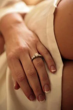 Wedding rings Stock Photos