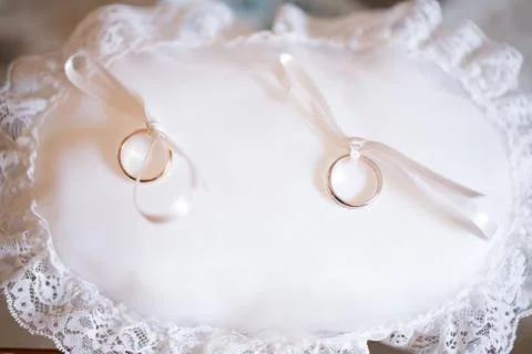 Wedding rings Stock Photos