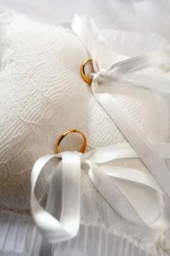 Wedding rings Stock Photos