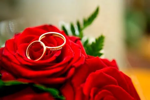 Wedding Rings Foto stock