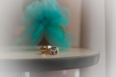 Wedding rings Foto stock