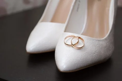 Wedding rings Stock Photos
