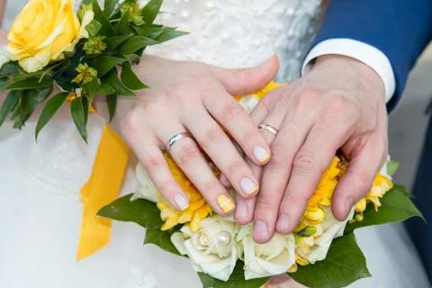 Wedding Rings Foto stock