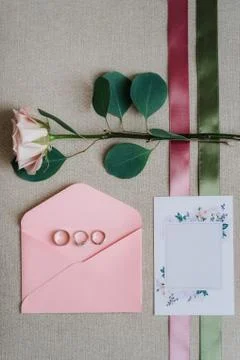 Wedding rings Stock Photos