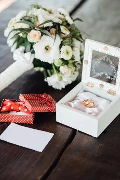 Wedding rings Stock Photos