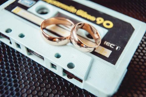 Wedding rings Stock Photos