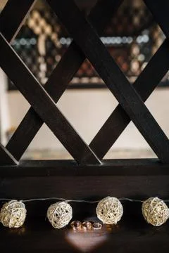 Wedding rings Stock Photos