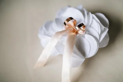 Wedding rings Foto stock