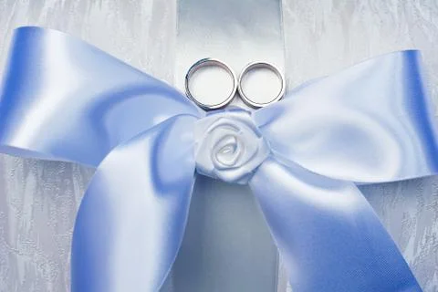 Wedding rings Stock Photos
