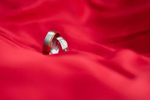 Wedding rings Stock Photos