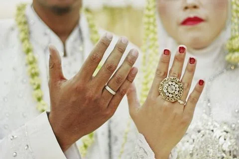 Wedding rings Stock Photos