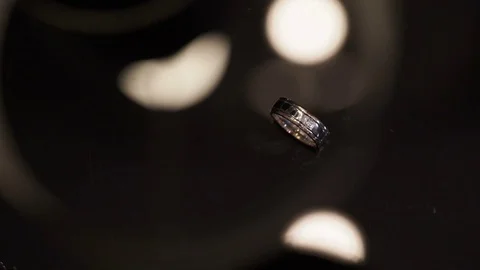 Wedding rings shot Stock Footage 69794883