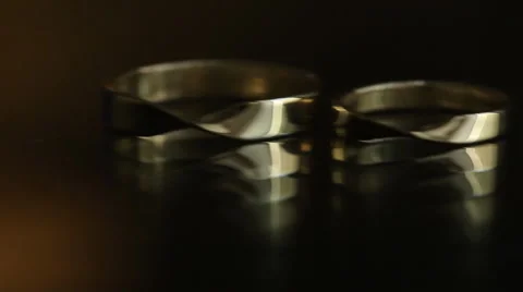 Wedding Rings, Wedding Attributes Stock Footage 64348355