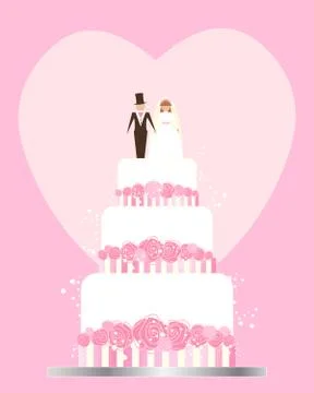 Wedding romance Stock Illustration