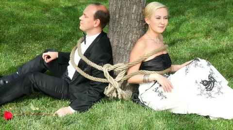 Wedding rope Stock Footage 377886