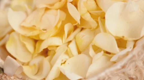 Wedding rose petals Video stock 48659029