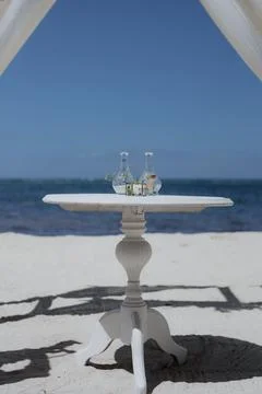 Wedding round table Stock Photos