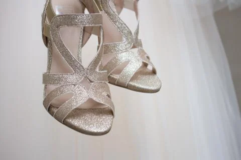 Wedding sandals Foto stock
