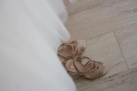 Wedding sandals Foto stock