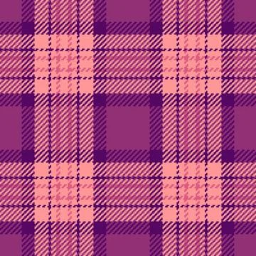 Wedding seamless textile pattern, coat plaid tartan vector. Birthday fabric.. Stock Illustration