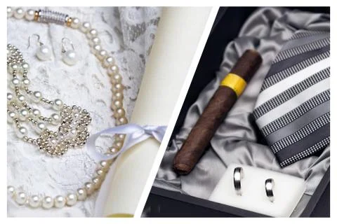 Wedding set. Stock Photos