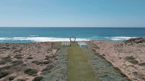 Wedding Setting on a Coastal Area Stock Footage 195303389