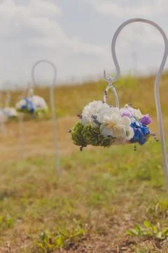 Wedding setup detail Stock Photos