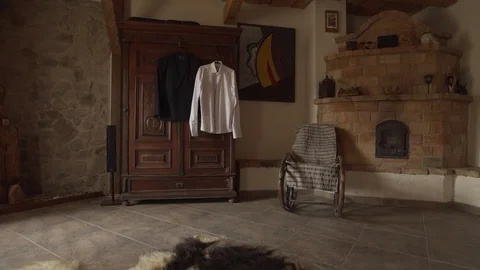 Wedding shirt Stock Footage 94411863