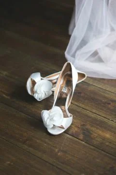 Wedding Shoes 3 Stock Photos