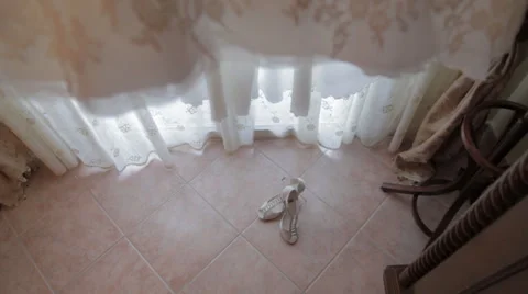 Wedding shoes (electronic slide) Video stock 39833917