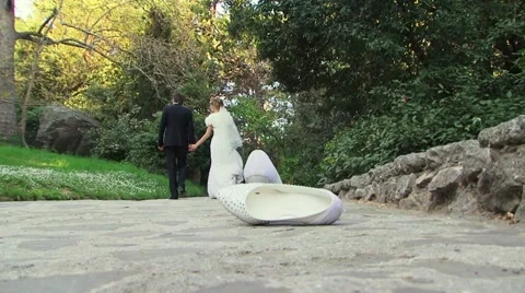 Wedding Shoes Stock Footage 52486717