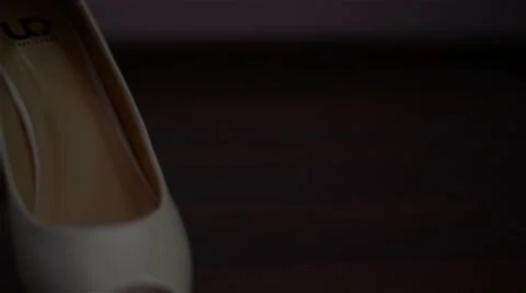 Wedding shoes Video stock 59975281