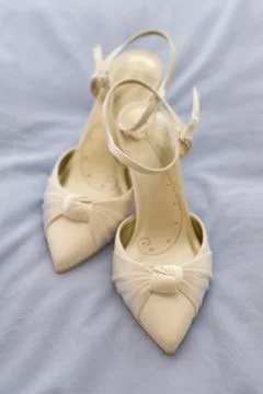 Wedding shoes Stock Photos