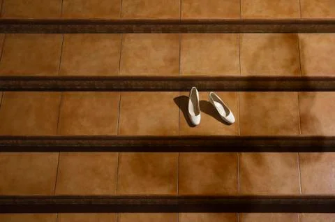 Wedding shoes Foto stock