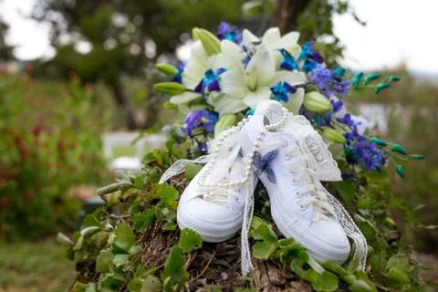 Wedding Shoes Stock Photos