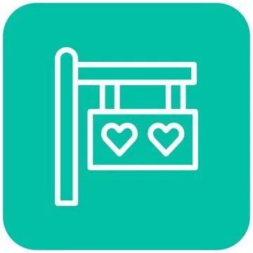 Wedding sign Vector Icon Design Illustration Stock Illustration