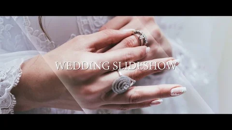 Wedding Slideshow After Effects stock