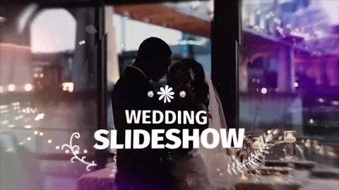 Wedding Slideshow After Effects stock