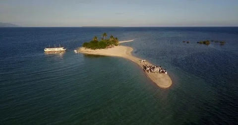 Wedding on a Small island Stock Footage 106551505