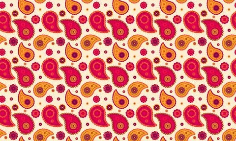 Wedding springtime on Indian cucumber complexity. Buta idea to art draw. Co.. Stock Illustration