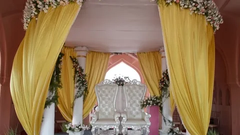 Wedding Stage Stock Footage 138583755