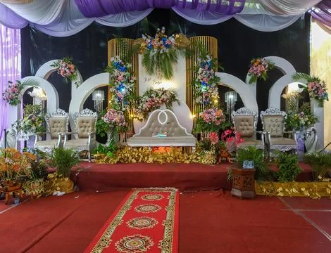 Wedding stage Foto stock