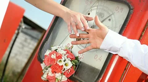 Wedding station Stock Footage 12720979