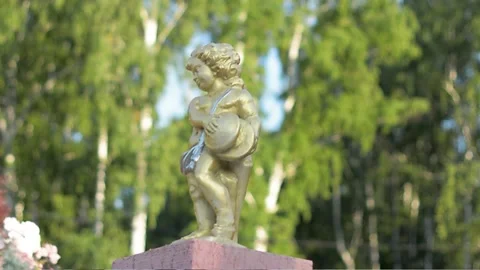 Wedding - statue Stock Footage 148092454