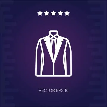 Wedding suit  icon Illustrazione stock