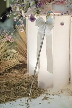 Wedding sword Stock Photos