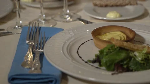 Wedding table decor. Luxury wedding Video stock 171777960