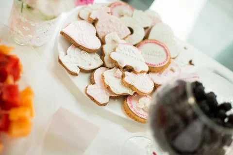 Wedding table decoration Stock Photos