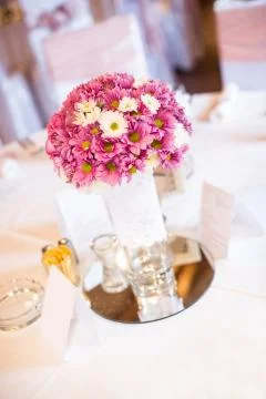 Wedding table decoration Foto stock