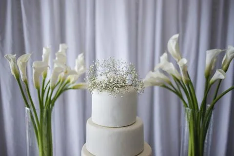 Wedding table - elegant decorated table for wedding party Stock Photos